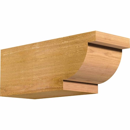 Ekena Millwork Alpine Rough Sawn Rafter Tail, Western Red Cedar, 6"W x 6"H x 16"L RFT06X06X16ALP00RWR